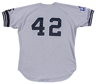 1999 Mariano Rivera Game Used New York Yankees Road Jersey (Sports Investors Authentication)